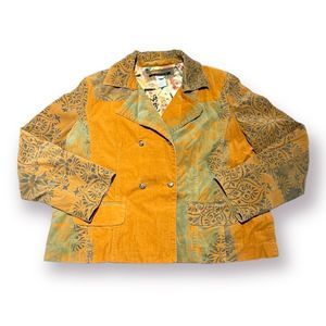 Alan Weiz Sports Women’s Vintage Double Breasted Jacket Size 24